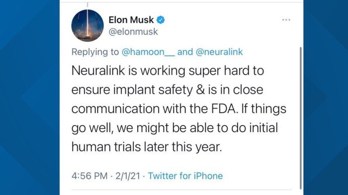 Elon Musk: Neuralink is getting ready to do human trials soon - YouTube Elon Musk Umumkan Peluncuran Proyek Neuralink Tahap Kedua