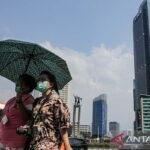 BMKG menunjukkan penurunan suhu panas di Indonesia
