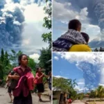 Gunung Lewotobi di Indonesia mengeluarkan gumpalan abu panas setinggi 26 ribu kaki dalam pemandangan yang sangat nyata: foto