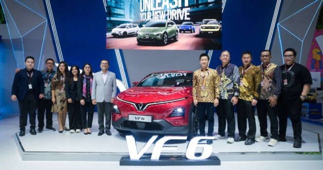 VinFast VF6 memulai debutnya dalam bentuk RHD di Indonesia - SUV EV B-seg dengan jangkauan WLTP hingga 399 km; mulai dari RM103 ribu