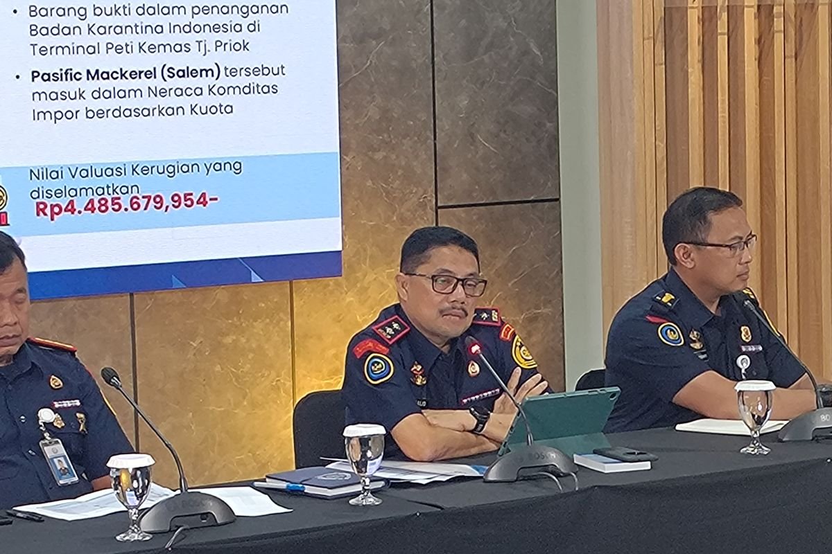 Indonesia menghemat kerugian sebesar US$258 ribu akibat impor ikan beku ilegal.