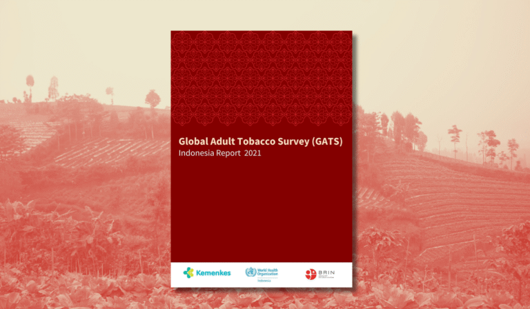 Kementerian Kesehatan dan WHO merilis Laporan Survei Tembakau Dewasa Global Indonesia 2021