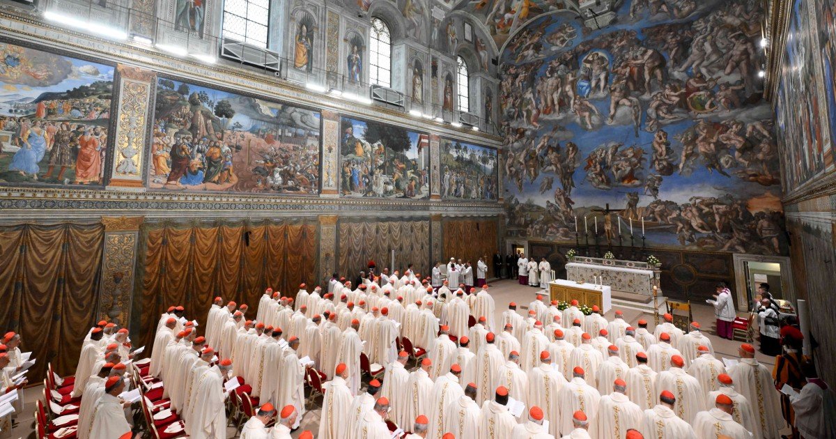 Yesus mendapatkan peremajaan saat karya seni Kapel Sistina menjalani restorasi.