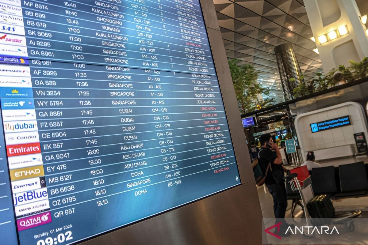 Indonesia mengimbau agar berhati-hati dalam penerbangan ke Timur Tengah.