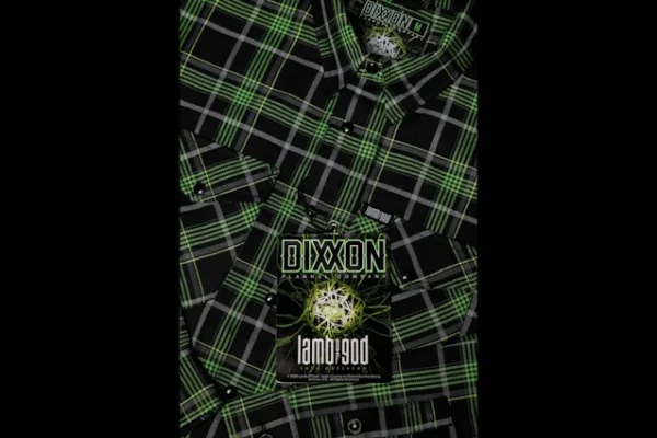 LAMB OF GOD Mengumumkan Kolaborasi Flannel Eksklusif dengan Merek Pakaian Gaya Hidup DIXXON