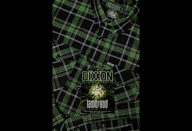 LAMB OF GOD Mengumumkan Kolaborasi Flannel Eksklusif dengan Merek Pakaian Gaya Hidup DIXXON