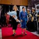 Ratu Maxima tiba di Indonesia untuk mempromosikan kesehatan keuangan.