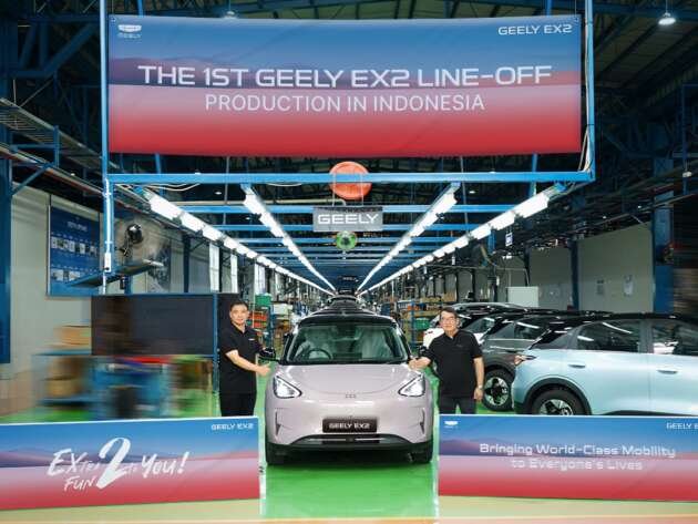 Geely EX2 CKD di Indonesia diluncurkan dengan kandungan lokal sebesar 46,5%, termasuk baterainya – yang akan menjadi basis utama di kawasan ASEAN