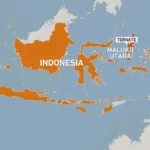 Gempa berkekuatan 7,4 skala Richter mengguncang perairan lepas pantai Ternate, Indonesia; peringatan tsunami dicabut