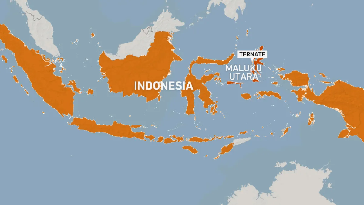 Gempa berkekuatan 7,4 skala Richter mengguncang perairan lepas pantai Ternate, Indonesia; peringatan tsunami dicabut