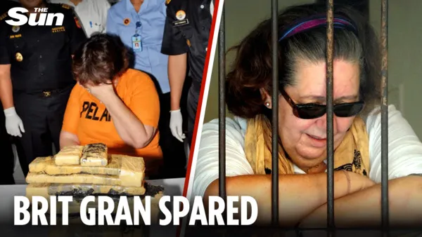 Nenek asal Inggris yang terancam hukuman mati, Lindsay Sandiford (69), ‘akan terbang kembali ke Inggris HARI INI’ setelah 12 tahun mendekam di penjara Bali dan menghadapi hukuman regu tembak