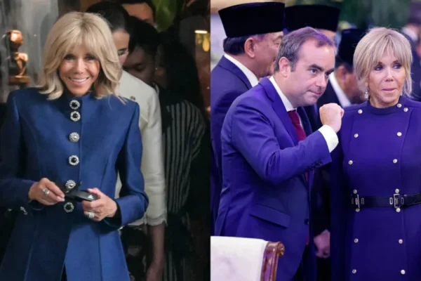 Gaya Busana Brigitte Macron Selama Kunjungan ke Indonesia: Penampilan dengan Louis Vuitton dan Lainnya