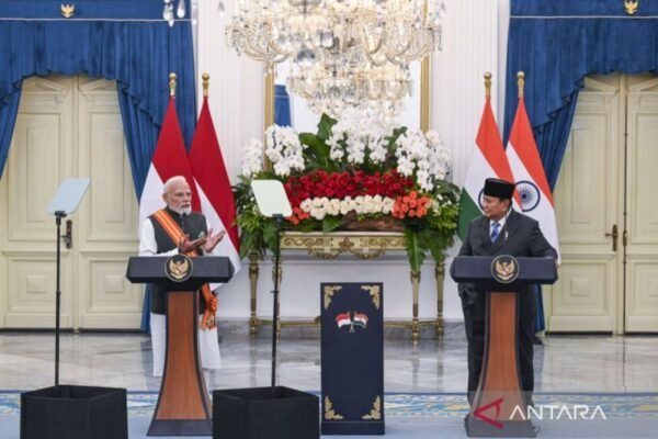 Indonesia dan India menegaskan kembali dukungan mereka terhadap solusi dua negara