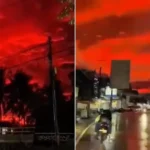 Langit di Indonesia Berubah Menjadi Merah Darah Akibat Fenomena Optik yang Langka