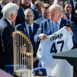 TONTON: Trump menjamu LA Dodgers, juara World Series, di Gedung Putih